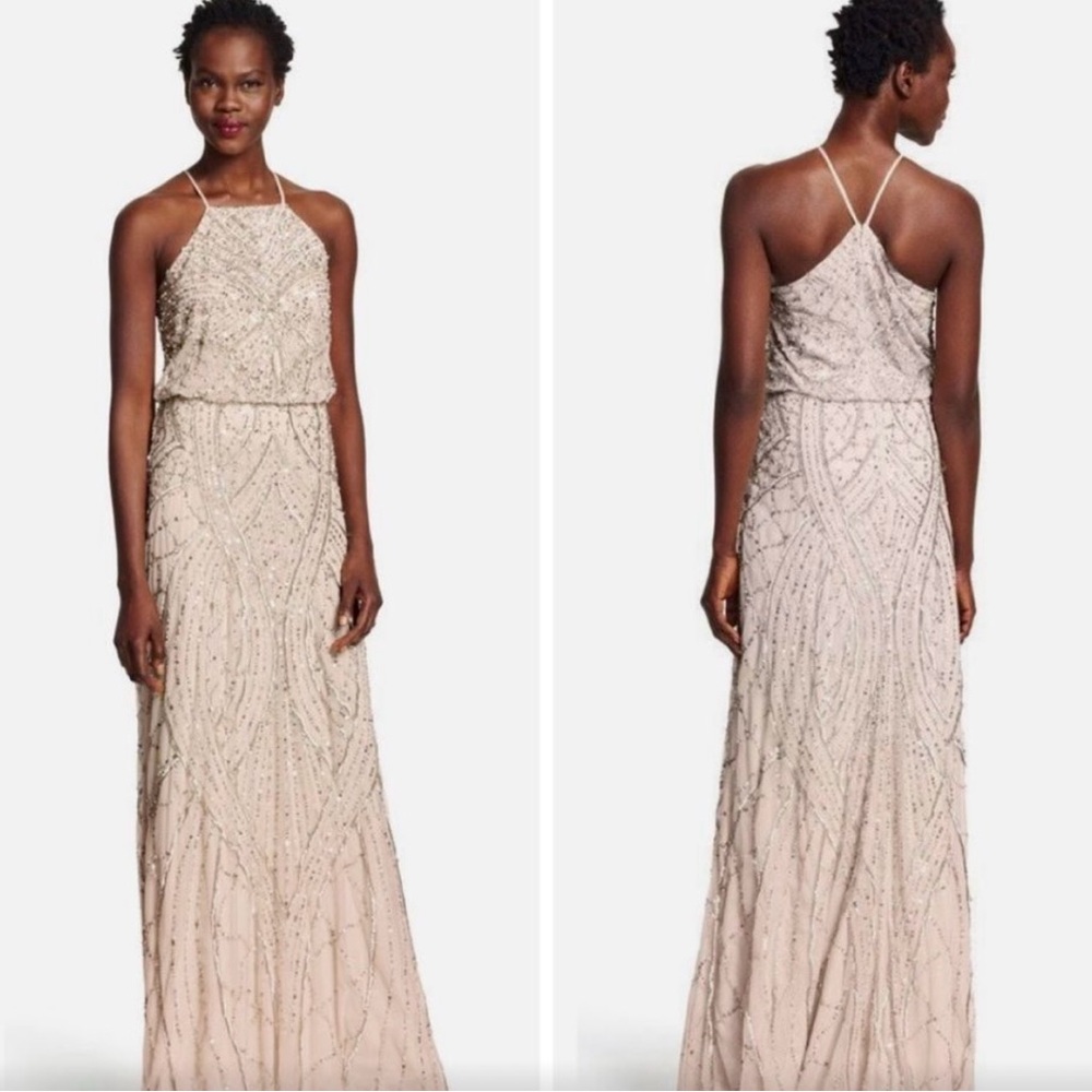 Size 2 Adrianna Papel Beaded & Sequin Dress